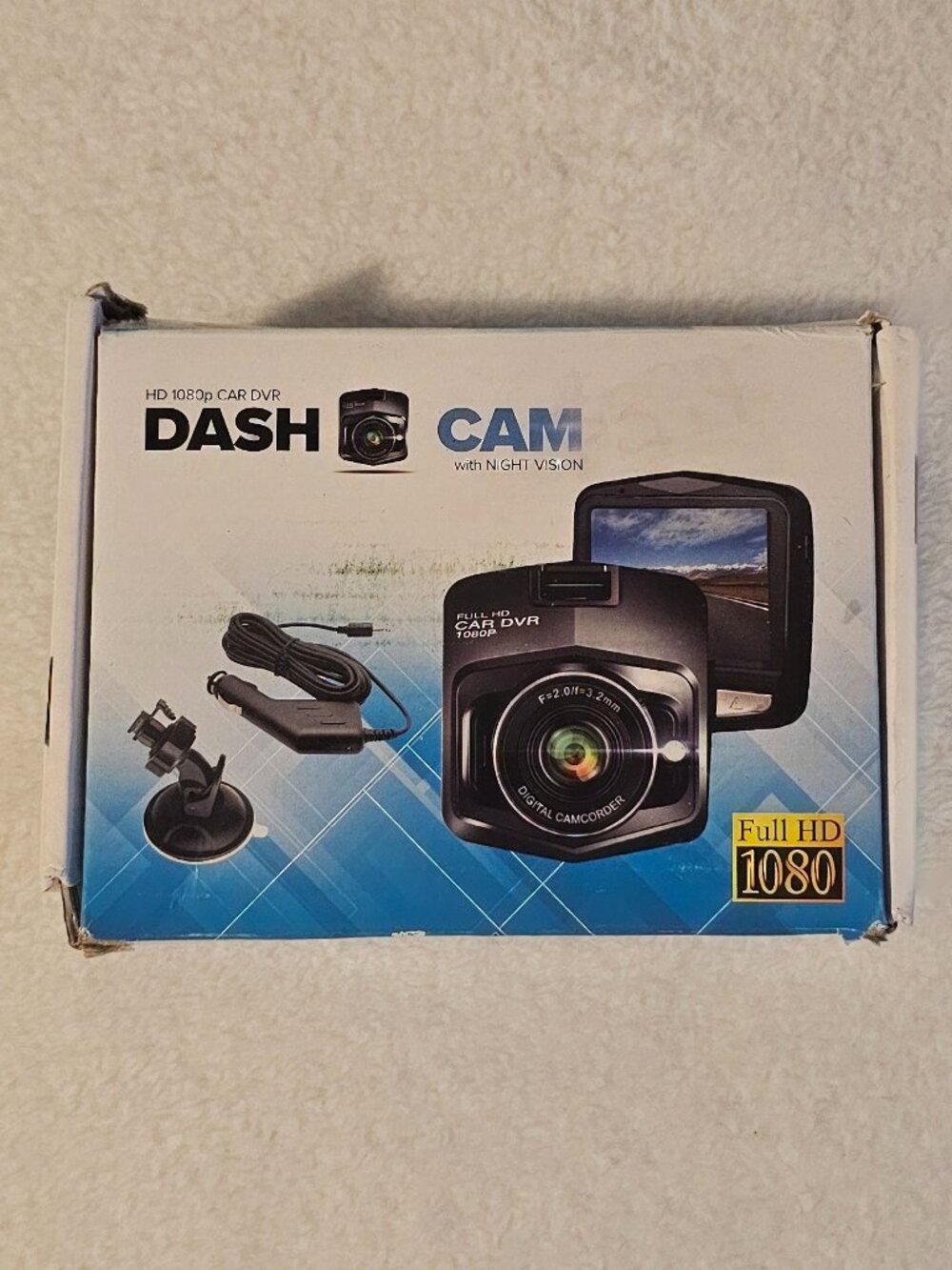 Full HD 1080p Car DVR Dash Cam with night vision capabilities